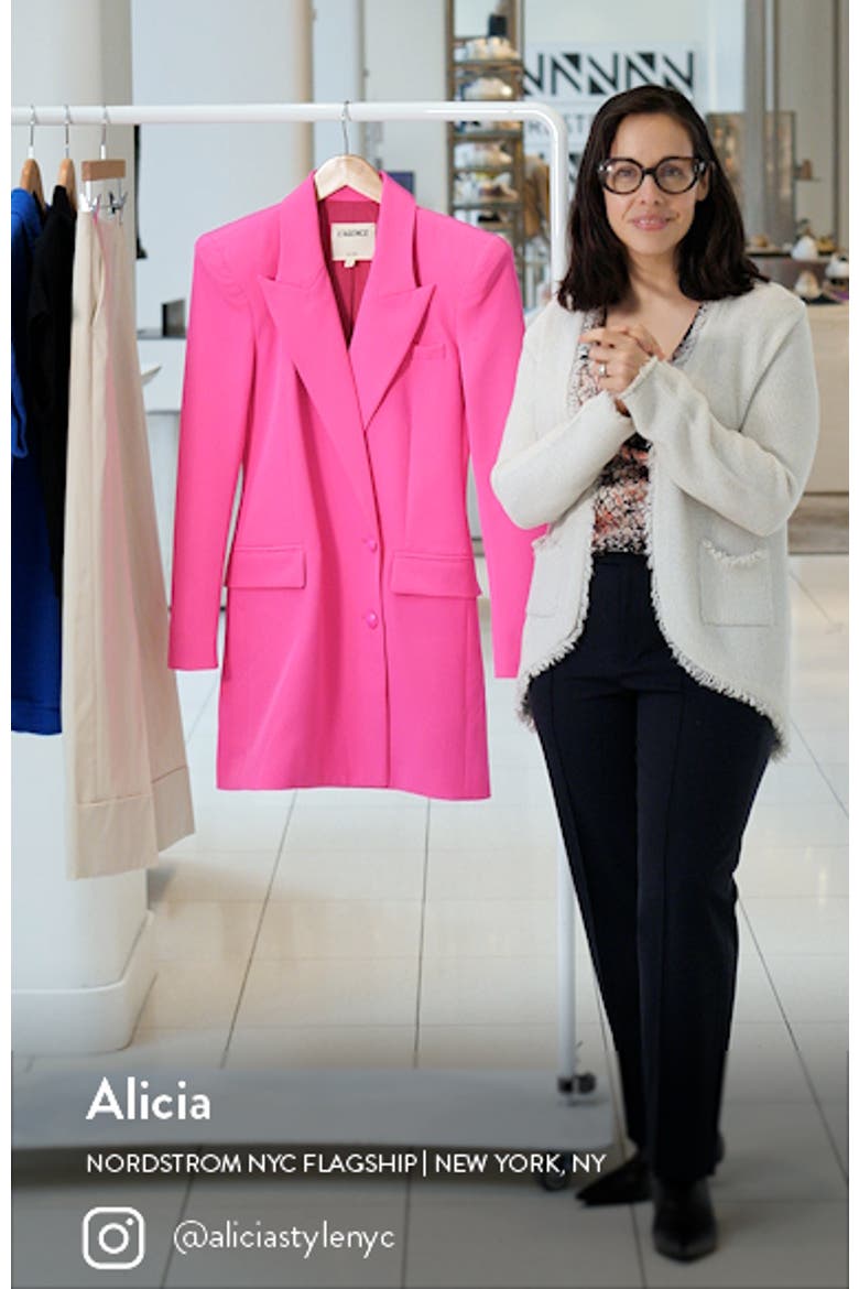 Marlee Long Sleeve Mini Blazer Dress video