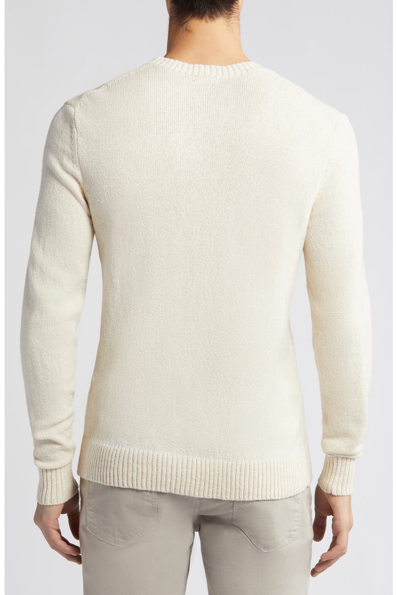 Ves Cotton Blend Crewneck Sweater, Alternate, color, BUTTERCREAM