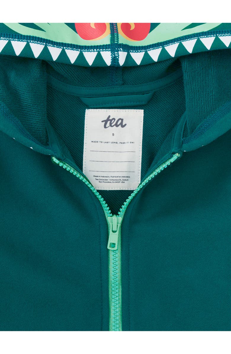 Tea Collection Dragon Head Hoodie, Alternate, color, 