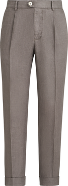 Brunello Cucinelli Gabardine garment dyed trousers