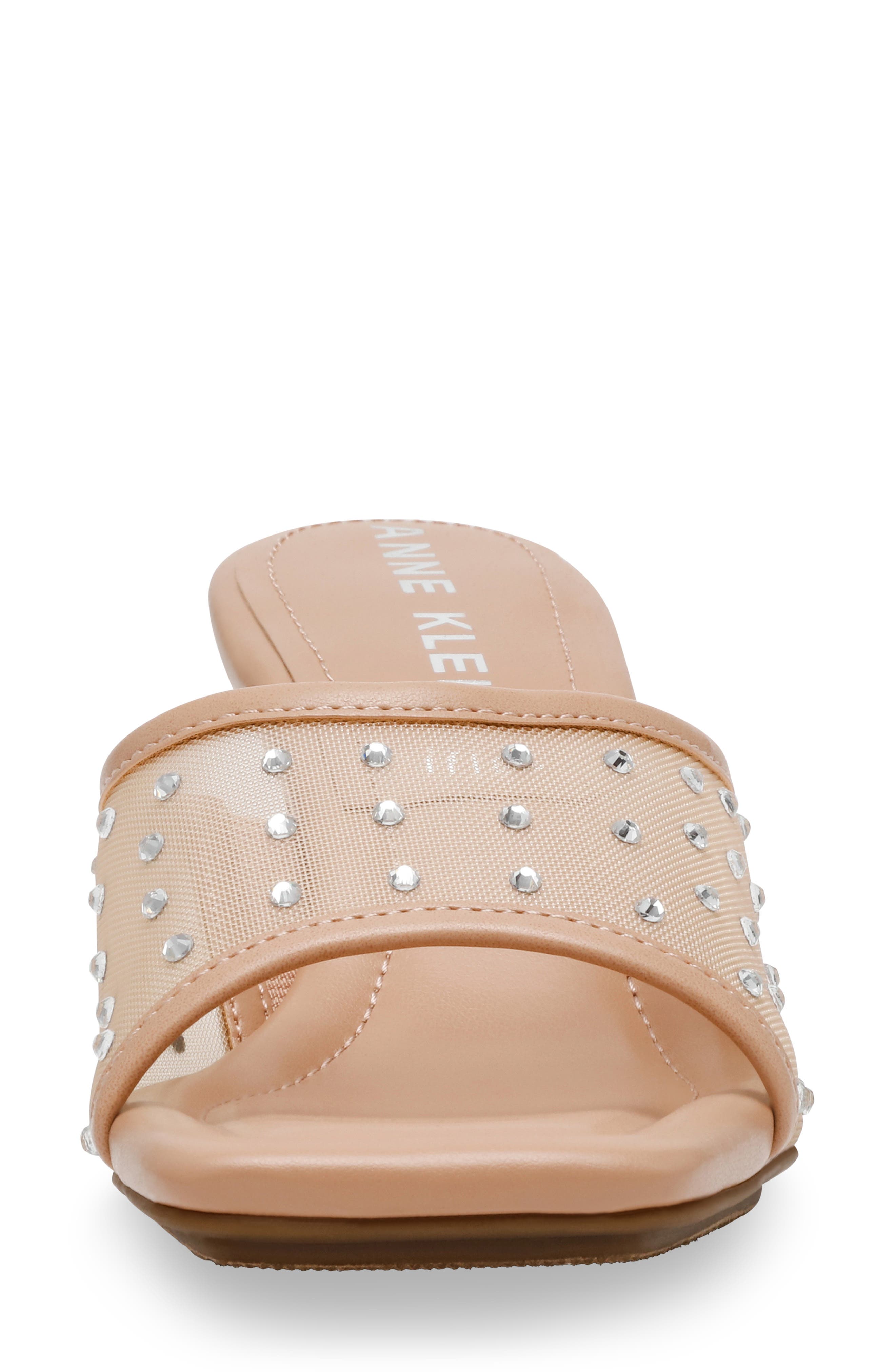 Anne Klein Julie Slide Sandal, Alternate, color, Blush Crystal