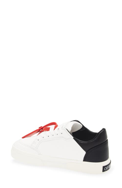 Off-white New Low Vulcanized Calf Leather Sneaker In White