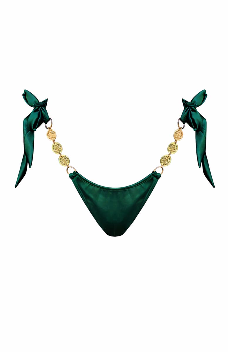 Ivy Swimwear Eden Bikini Bottom, Main, color, Green