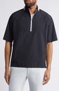 johnnie-O Stealth Stowable Short Sleeve Pullover Rain Jacket