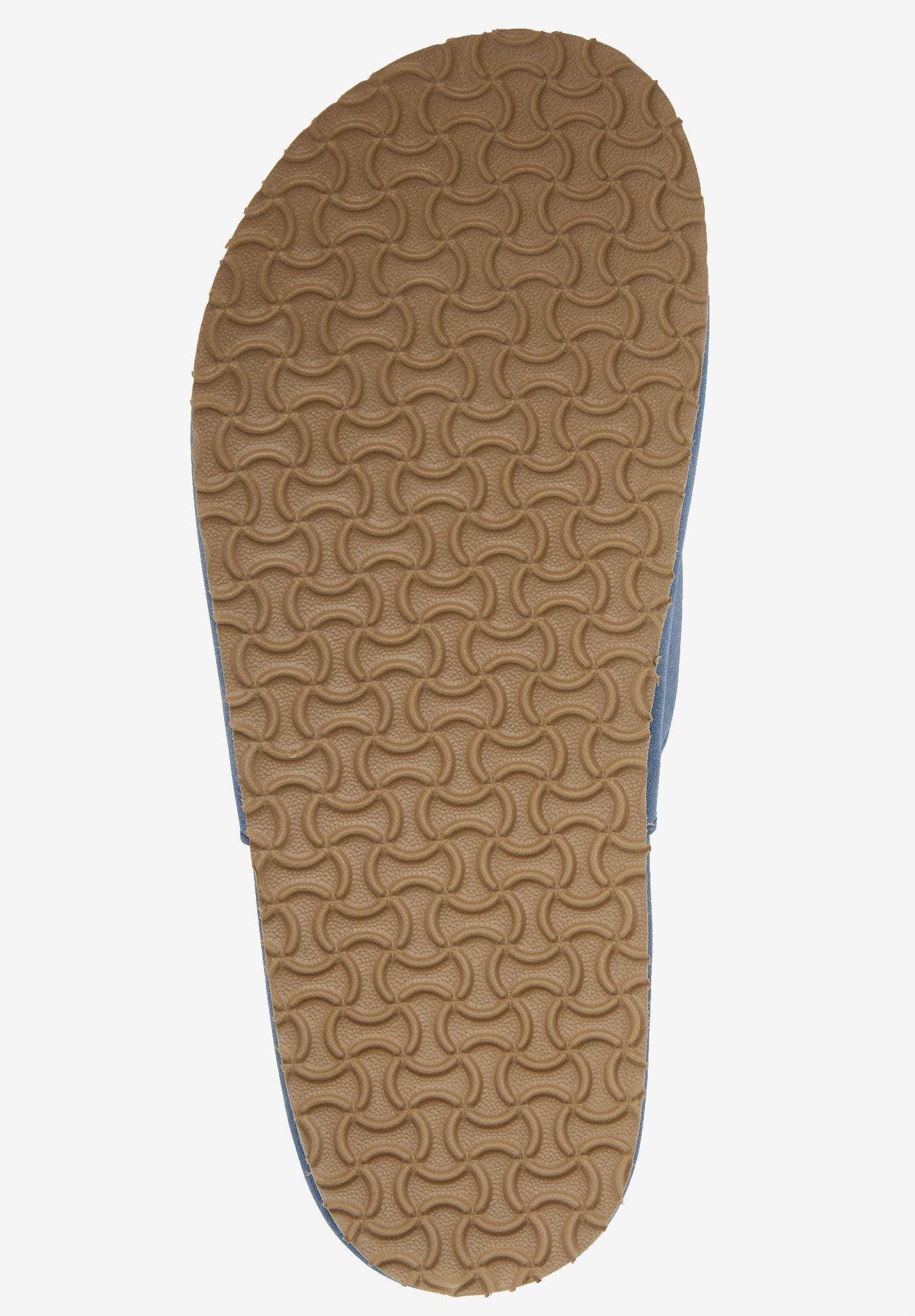 The Maxi Leather Like Adjustable Slip On Footbed Sandal, Alternate, color, NAVY