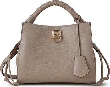 新品タグつき　Mulberry IRIS Mini Mulberry | Small Iris | Chalk & Midnight Heavy Grain | Iris