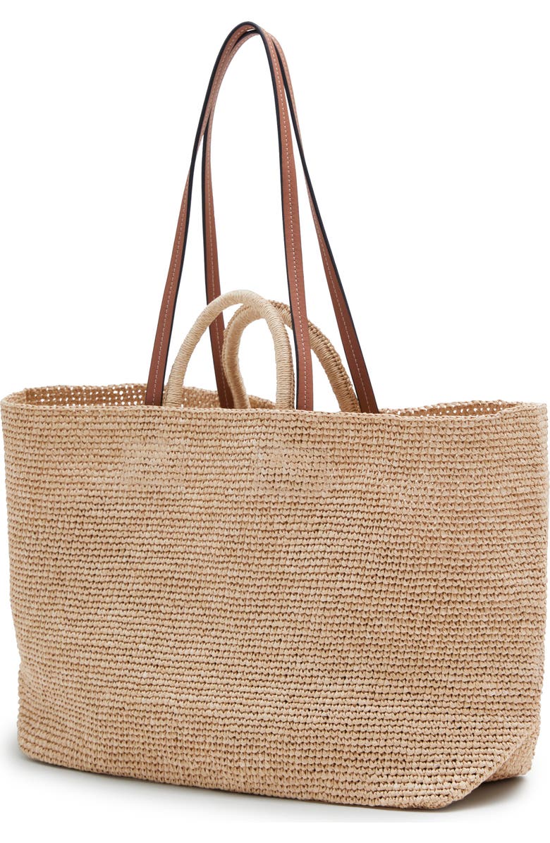 & Other Stories Straw Tote Bag, Alternate, color,