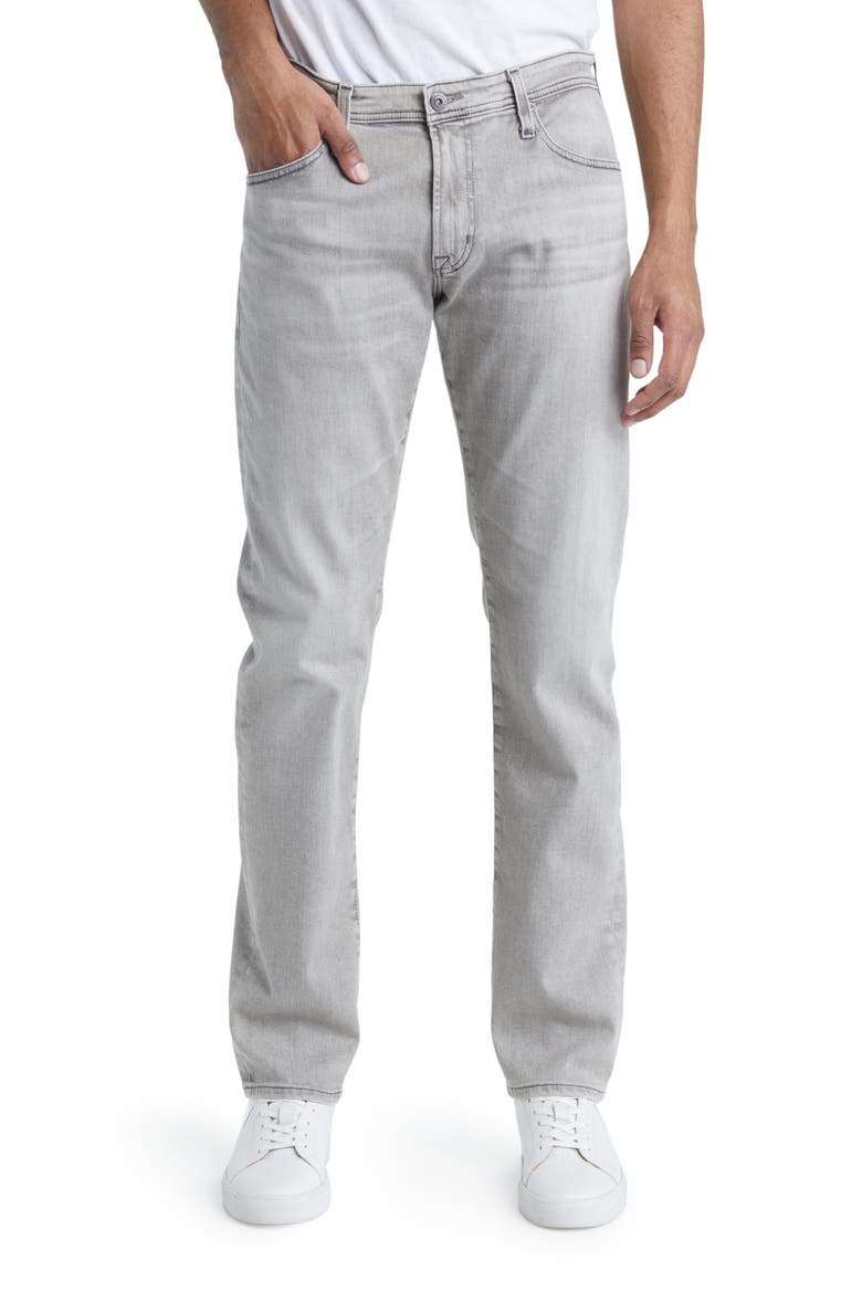 Everett Slim Straight Stretch Jeans, Main, color, WIND CHILL
