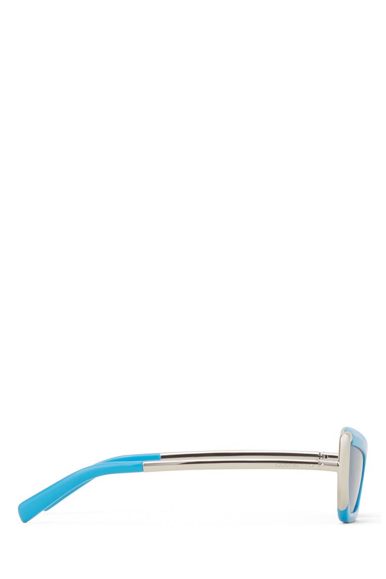 Nova Sunglasses, Alternate, color, Blue/Silver