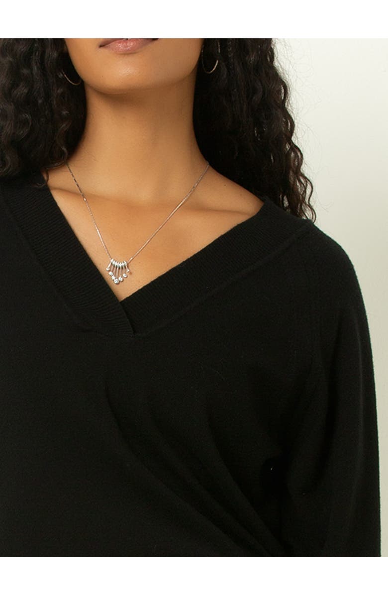 Single Stitch Drop Shoulder V-Neck Sweater, Alternate, color, Black