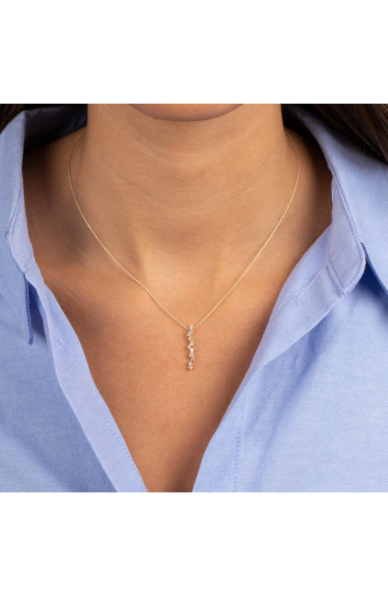 BY ADINA EDEN Diamond Scattered Drop Pendant Necklace 14K, Alternate, color,