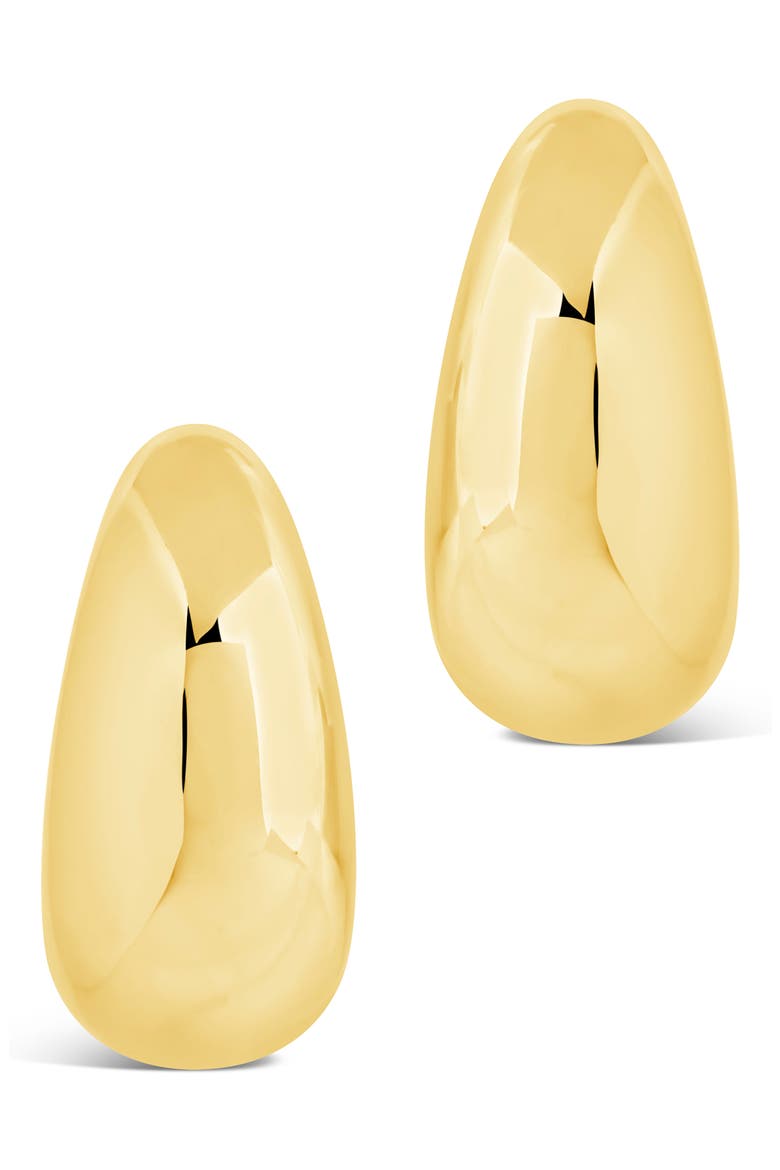 Eclipse Hoop Earrings, Alternate, color, GOLD