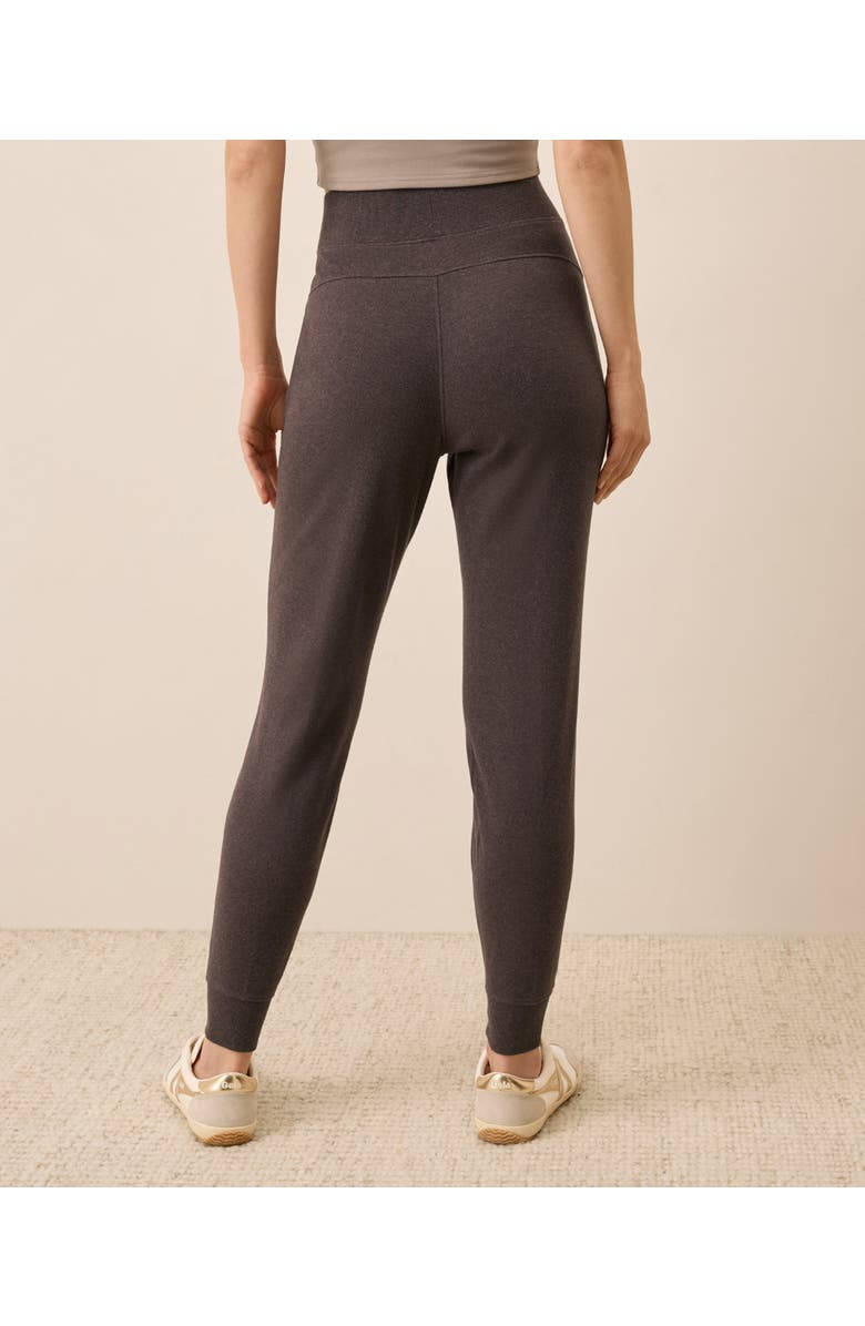 Pact Everyday Organic Cotton Airplane Joggers, Alternate, color, Chocolate Heather