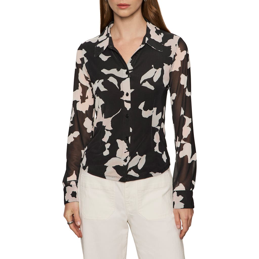Sanctuary Mesh Button-down Shirt