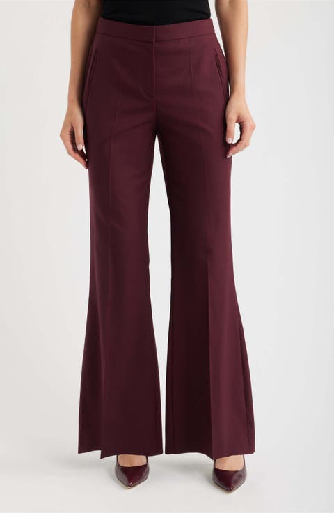 Talia Wool Blend Flare Pant
