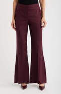 BOSS Talia Wool Blend Flare Pant