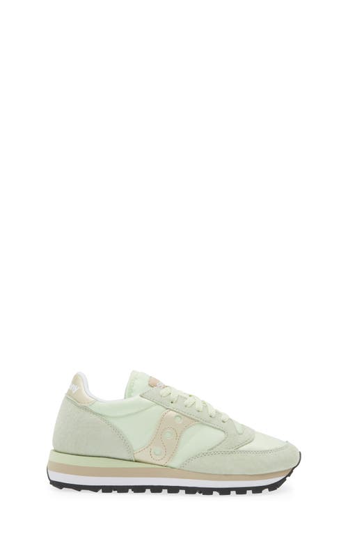 Saucony Jazz Triple Sneaker In Green/gold