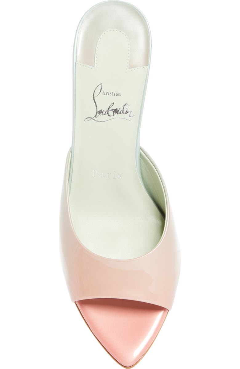 Christian Louboutin Miss Z Pointed Toe Sandal, Alternate, color, Palio/ Haiiro