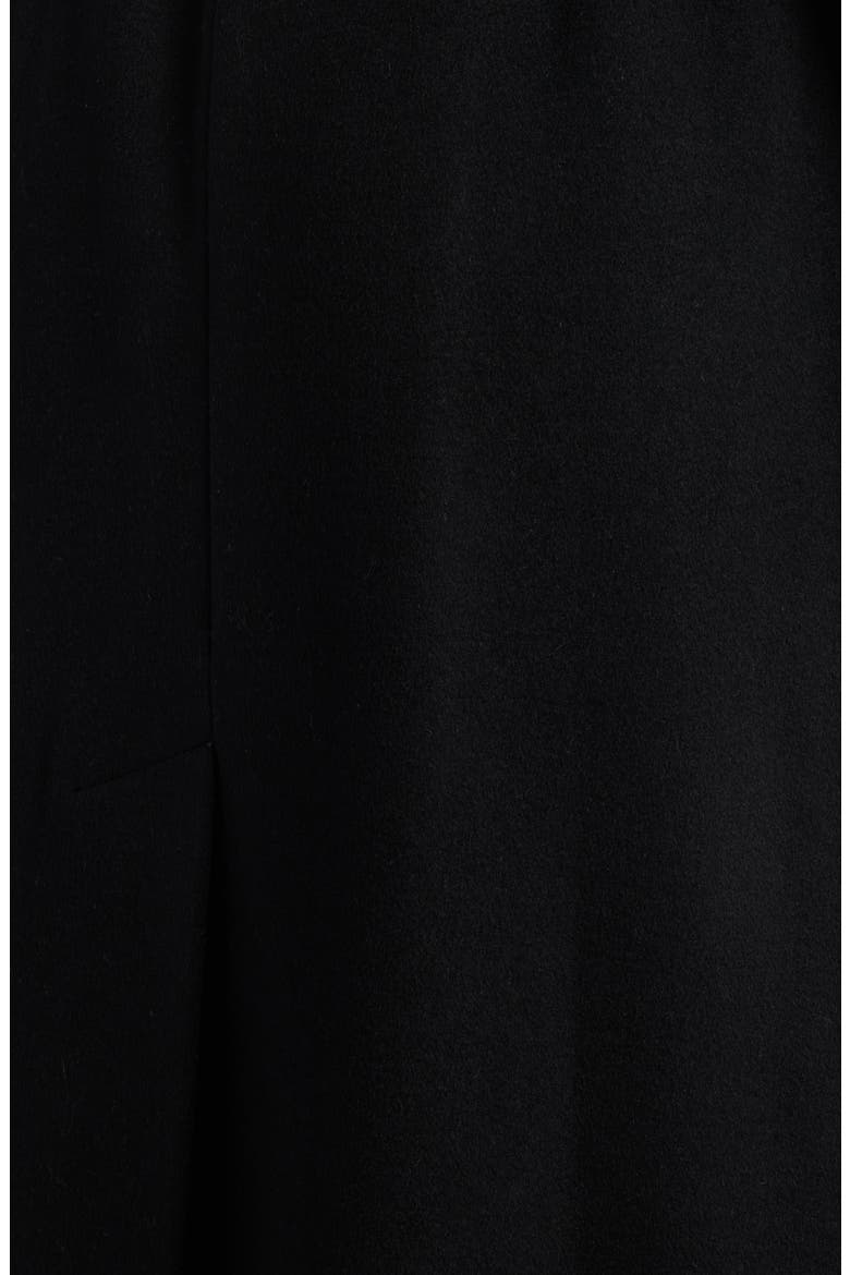 Belted Wool Blend Wrap Coat, Alternate, color, BLACK