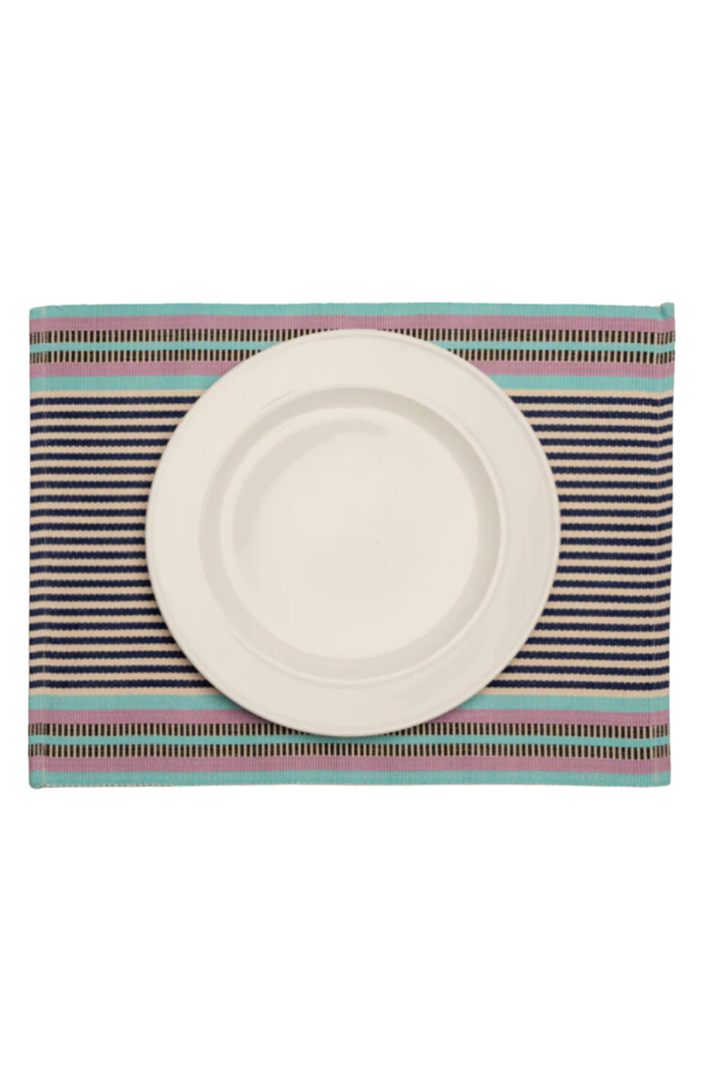 Siafu Home Handwoven Bahari Placemats - Set of 4, Alternate, color, Blue