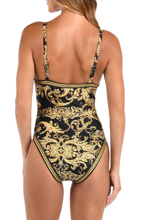 L AGENCE L'AGENCE REMI BAROQUE ONE-PIECE SWIMSUIT