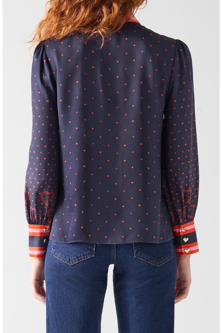 Honey Playing Cards Shirt, Alternate, color, NAVY MULTI