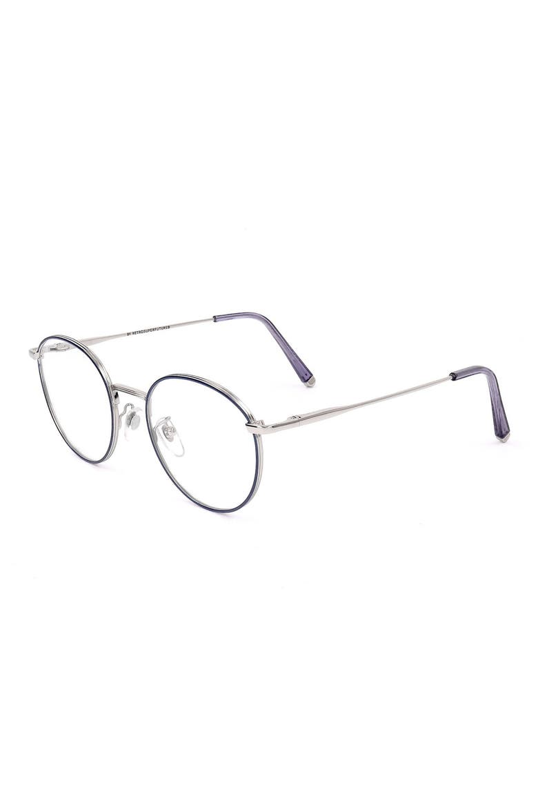 49mm Round Optical Glasses, Alternate, color, SILVER