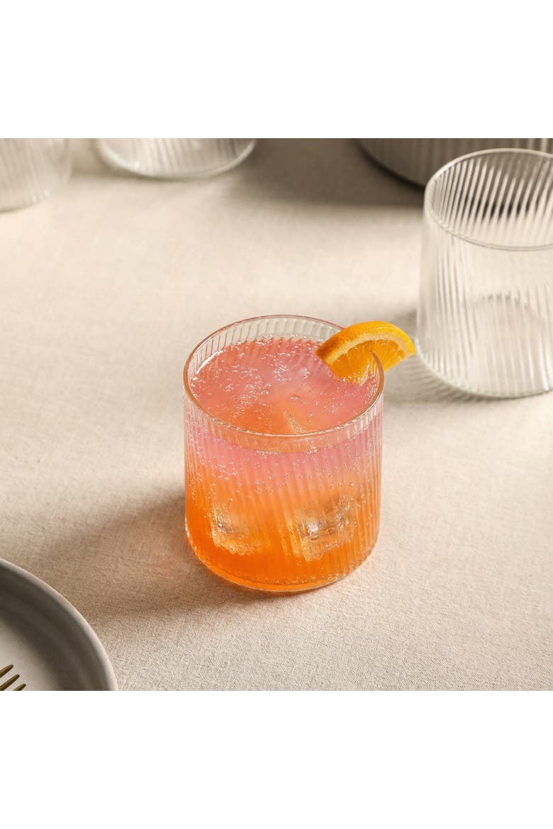 Haven Glassware 4-Piece Set, Borosilicate Glass, Alternate, color, Clear