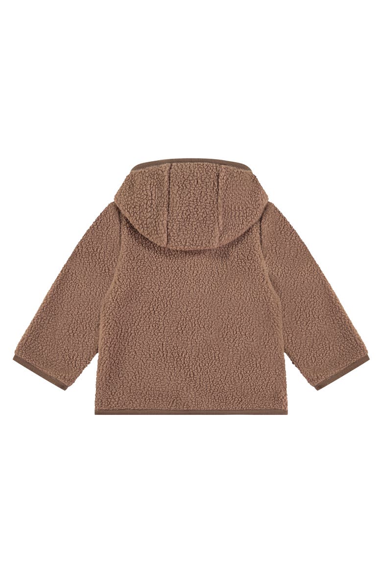 Fleece Hooded Jacket, Alternate, color, Caramel