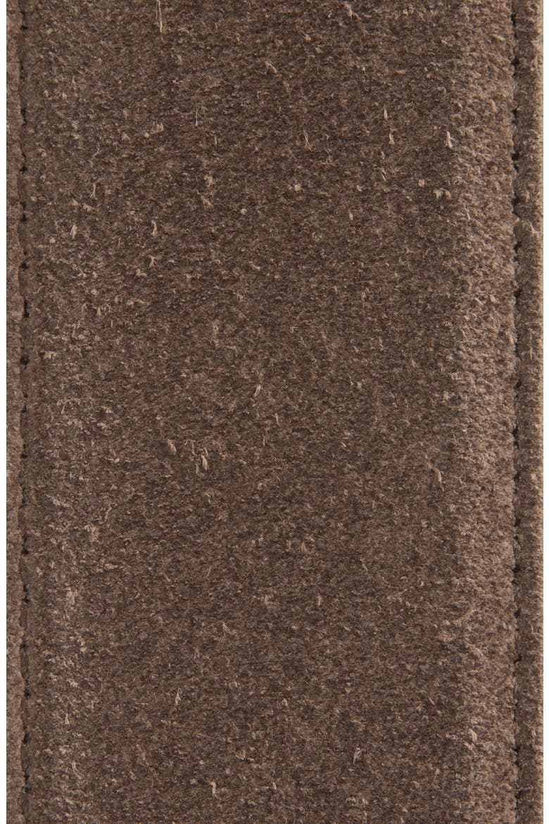 Gancio Suede Belt, Alternate, color, ELEFANTE NATURALE TORTORA