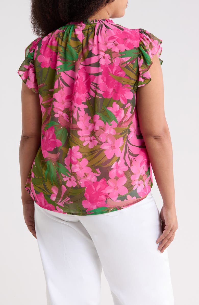 SUGARLIPS Dandi Floral Veda Cap Sleeve Top, Alternate, color,