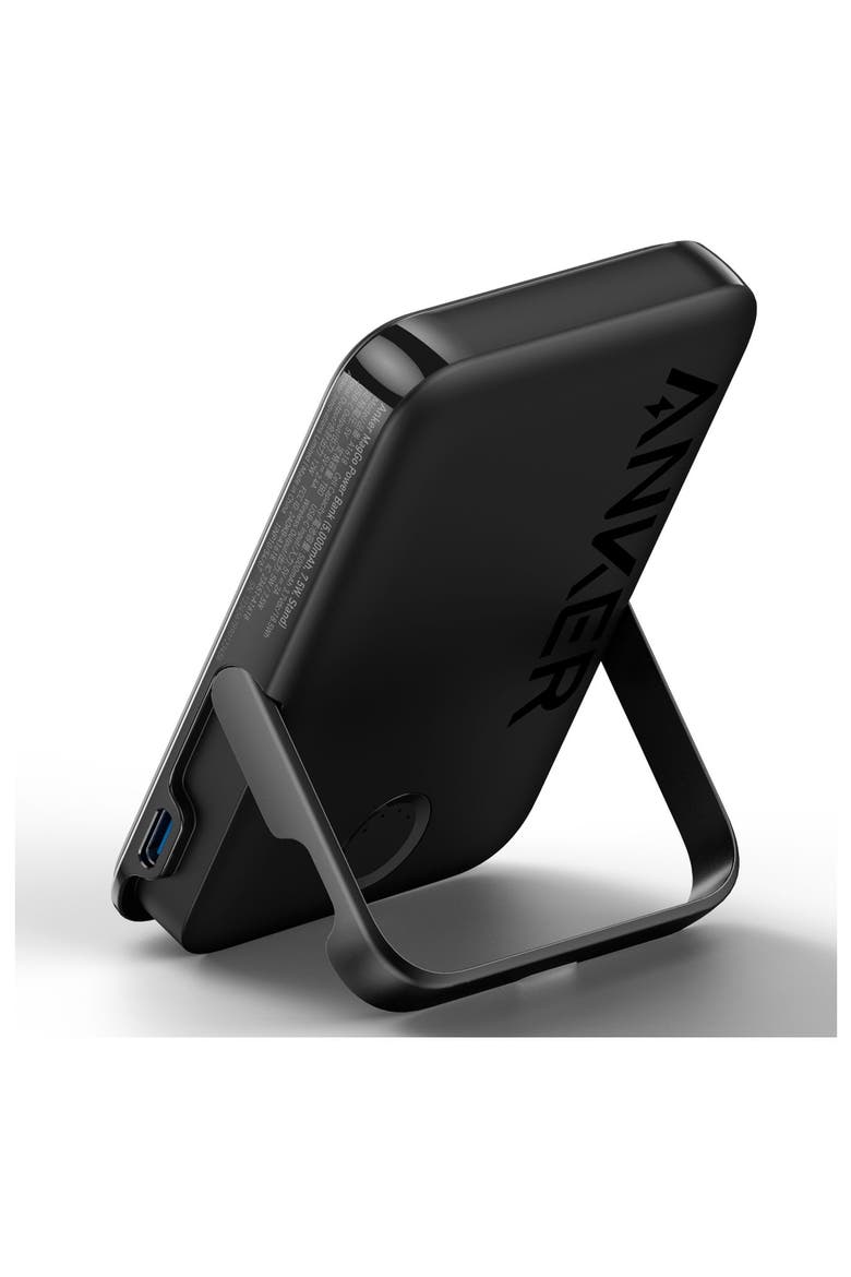 MagGo Wireless Power Bank 5,000 mAh, Alternate, color, Black