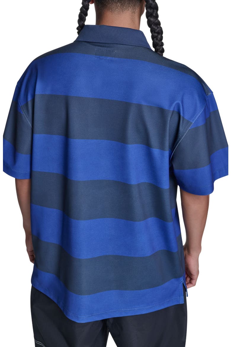 Retro Chuck Short Sleeve Polo Shirt, Alternate, color, CONVERSE BLUE MULTI