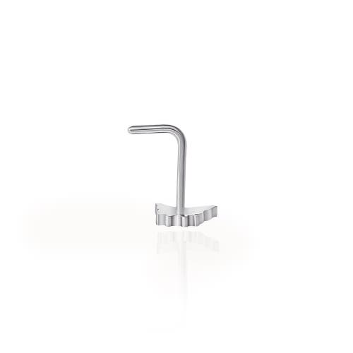 Hello Kitty Authentic 20g Stainless Steel Nose Ring Bone Stud In Silver