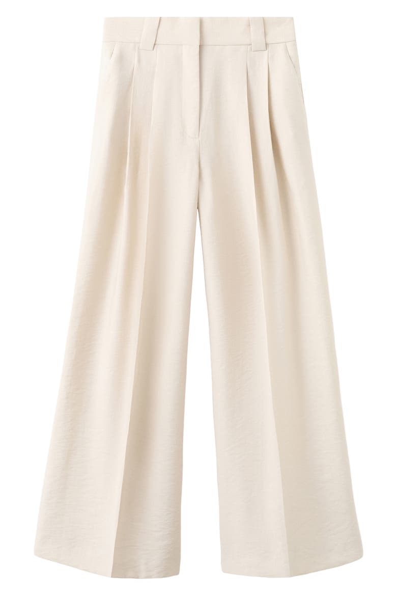 Wide Leg Lyocell Blend Pants, Main, color, LIGHT/ PASTEL GREY