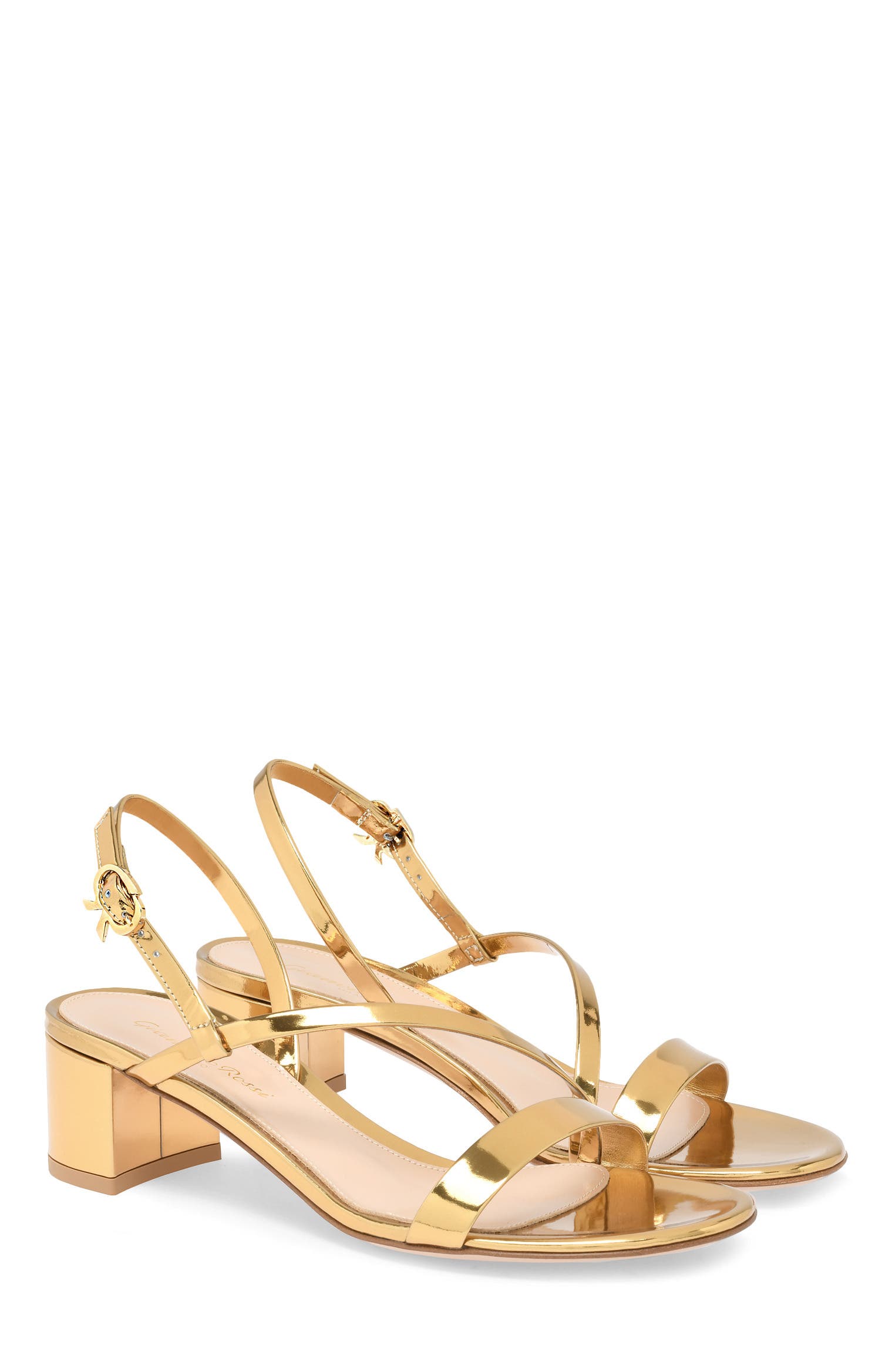 Betsey Sandal, Alternate, color, Metallic Gold Calf