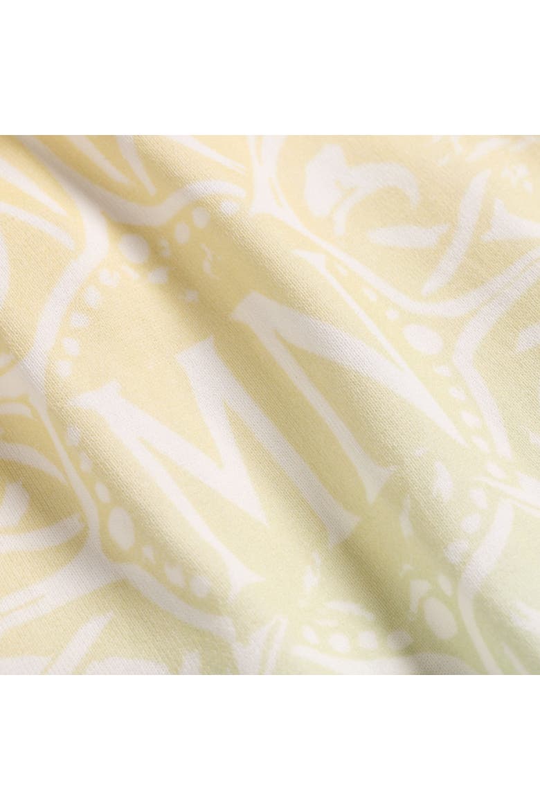 Jacquard Knit Monogram Shirt, Alternate, color, Citron Ombre
