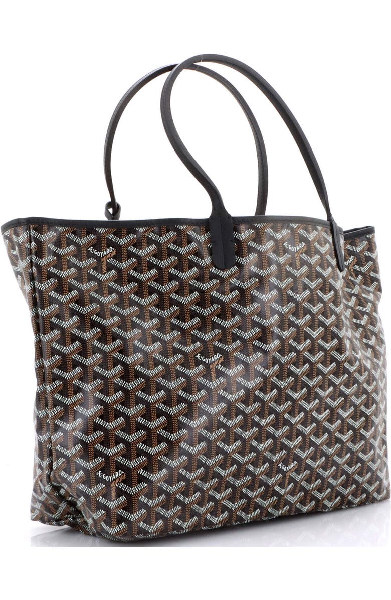 Pre-Owned Goyard Saint Louis Tote Coated Canvas PM, Alternate, color, Black