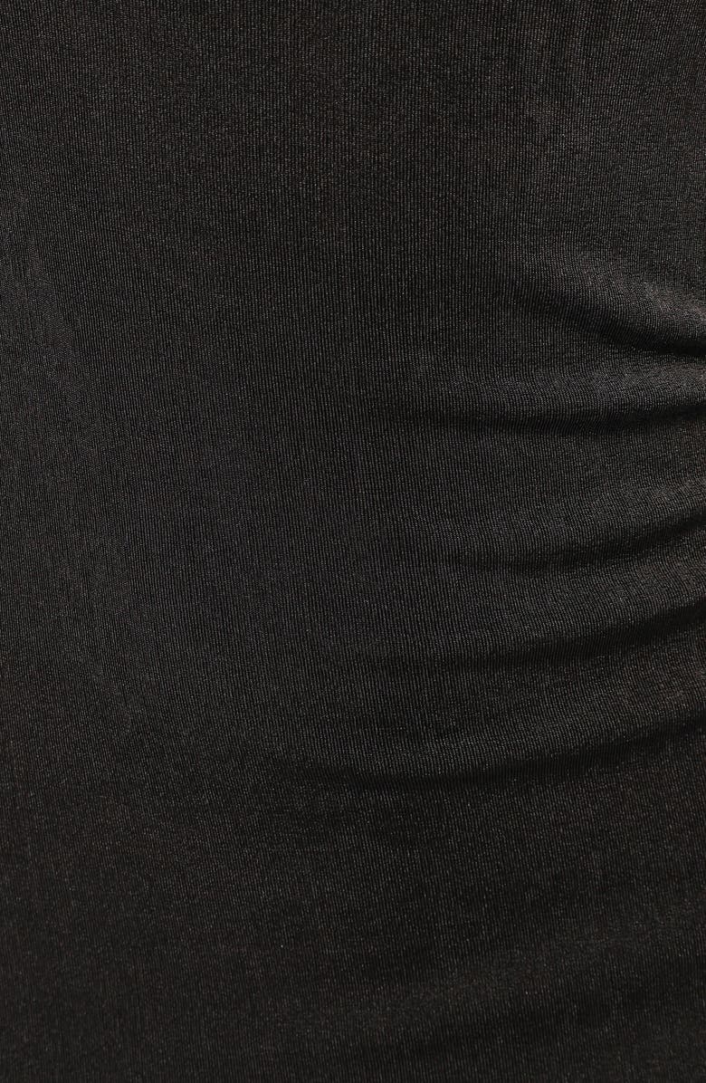 Petal & Pup Diani Cowl Neck Midi Slipdress, Alternate, color, Black