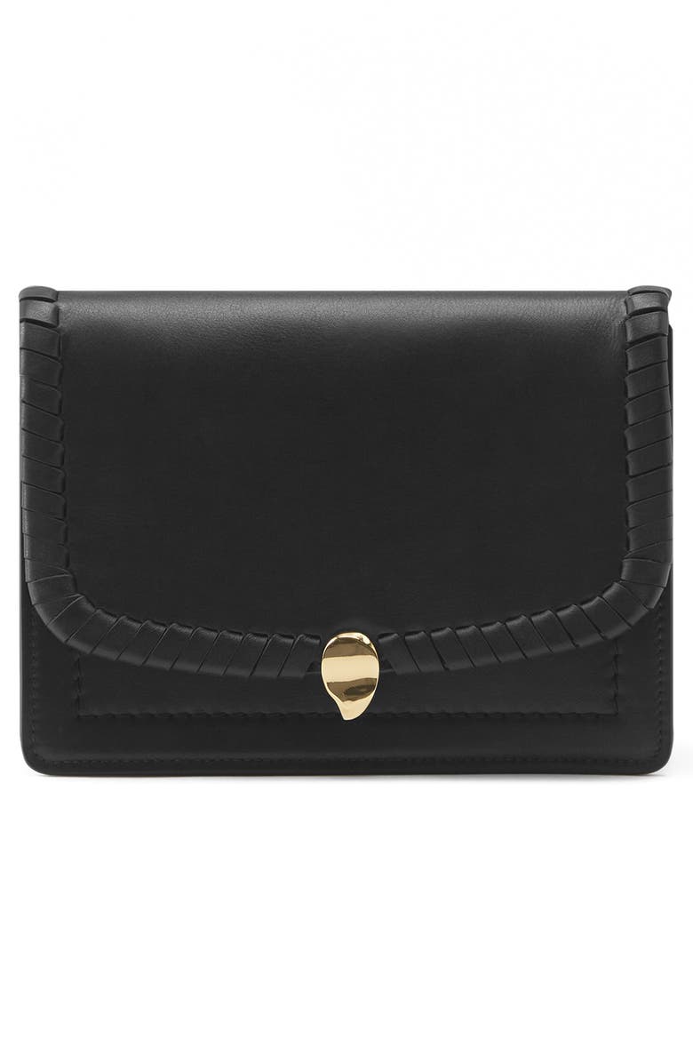 Helen Kaminski Dauphine Leather Crossbody Bag, Alternate, color, Black
