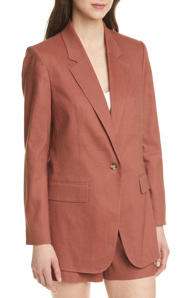 Club Monaco Linen Blend Blazer, Alternate, color, 