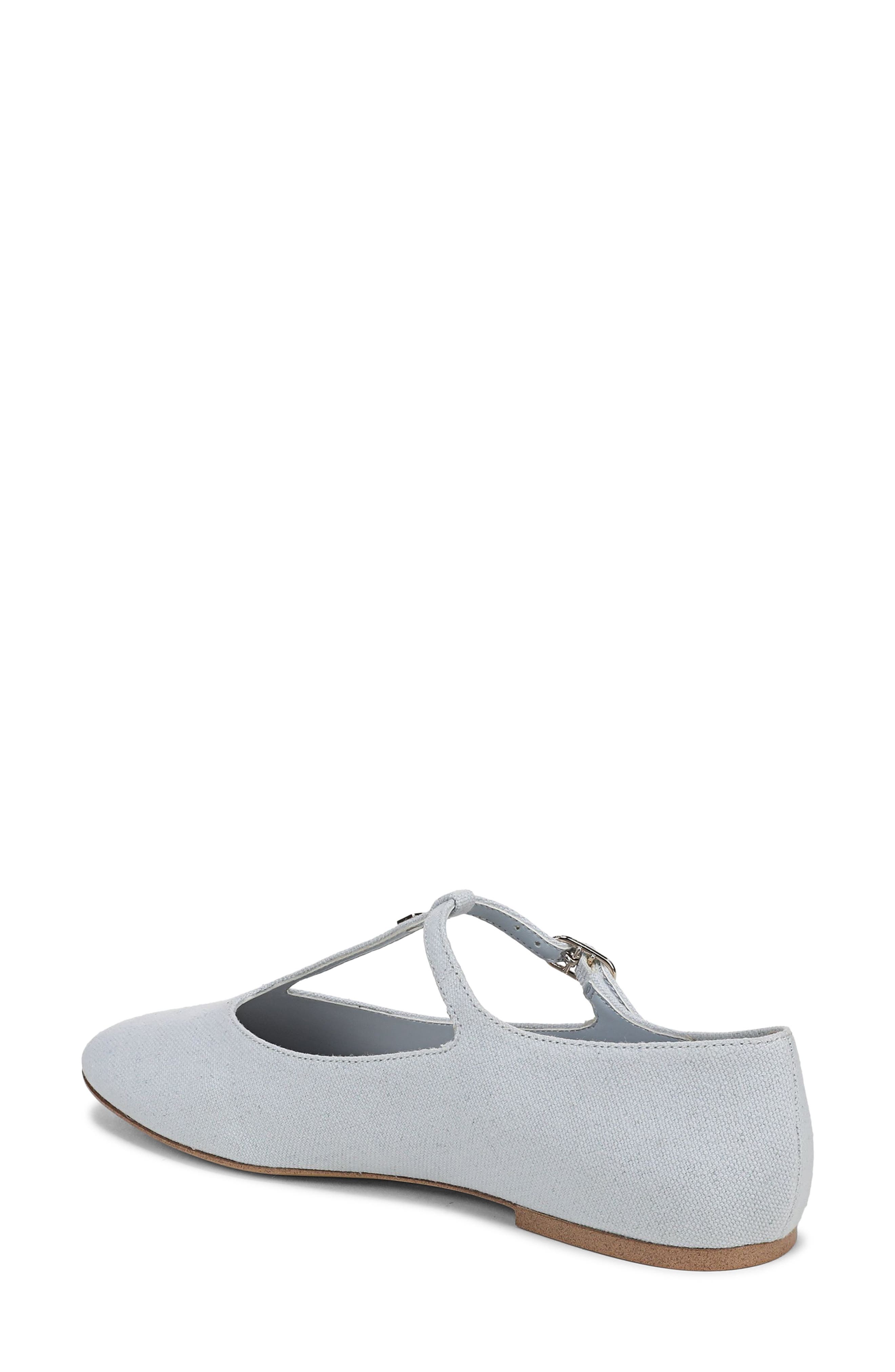 Marylee T-Strap Flat, Alternate, color, SOFT BLUE