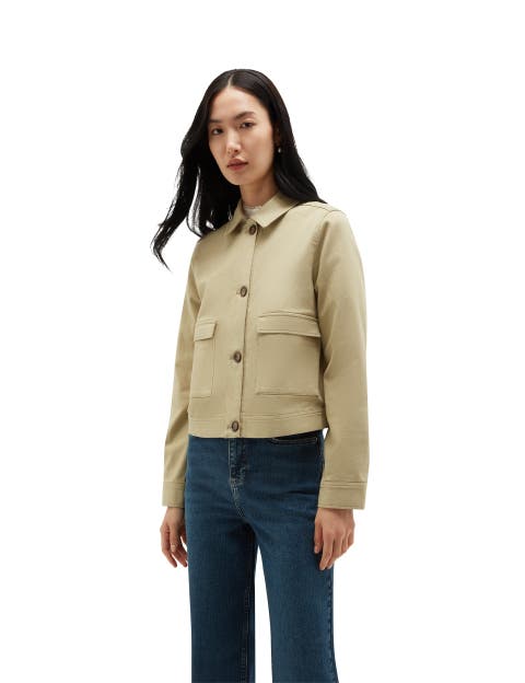 Manon Button-Front Utility Jacket