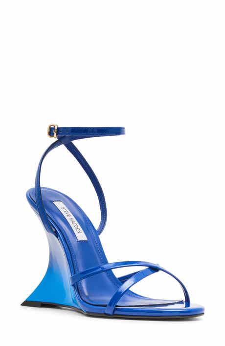 Steve Madden Layers Ankle Strap Wedge Sandal