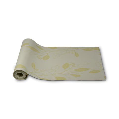 Eucalyptus Green Cotton Table Runner Machine Washable Spring