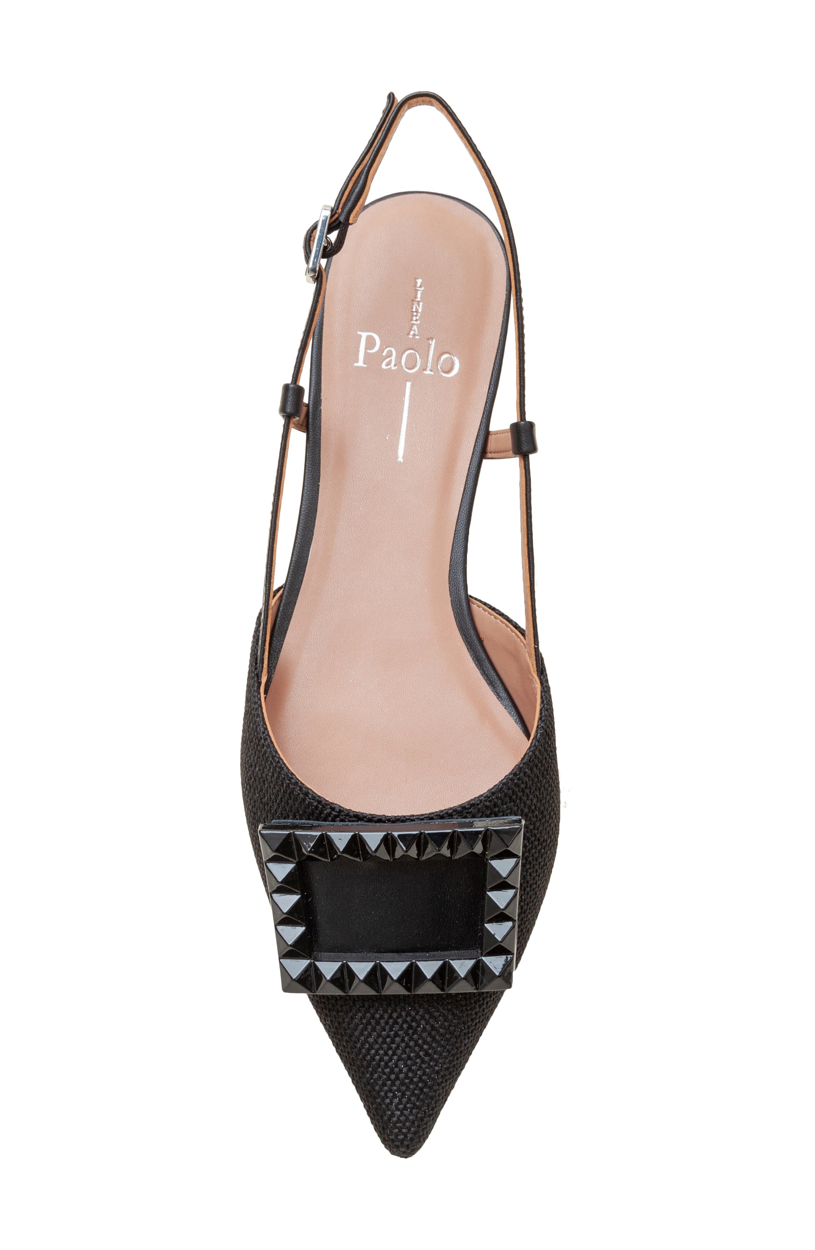 Linea Paolo Carmen Slingback Pointed Toe Flat, Alternate, color, 