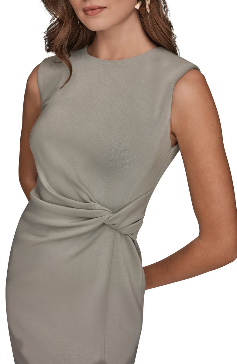 Donna Karan New York Twist Waist Sheath Dress, Alternate, color,