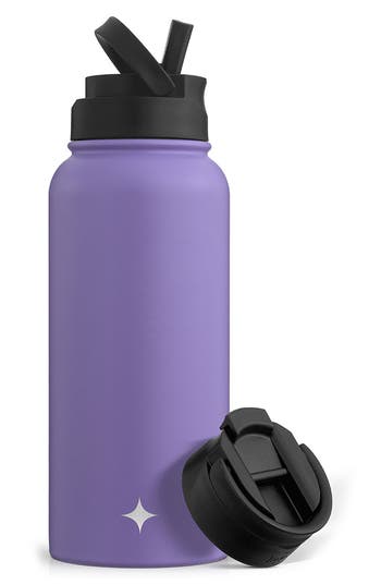 Joyjolt Stainless Steel Water Bottle In Purple