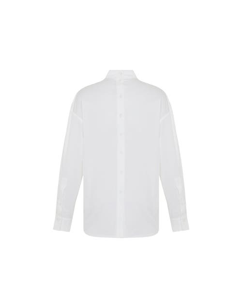 Theo The Label Echo Vice Versa Shirt In White