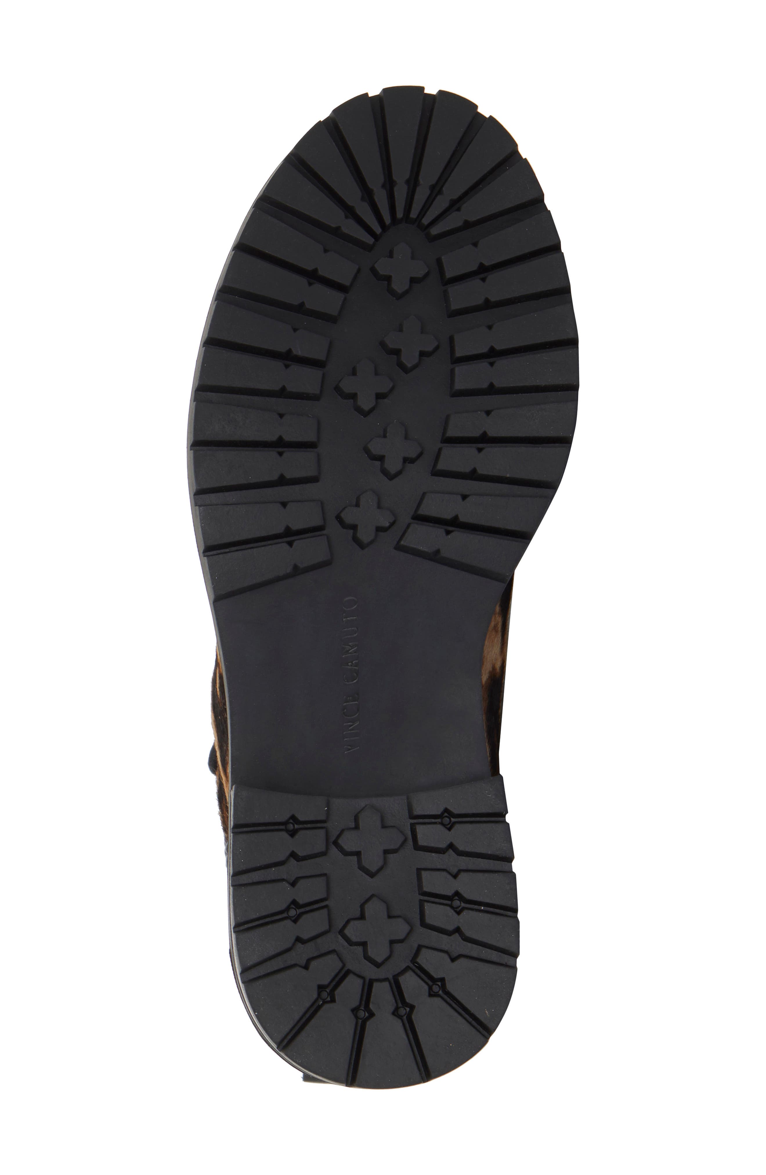 Bestenda Combat Boot, Alternate, color, BLACK LEATHER/ CALF HAIR